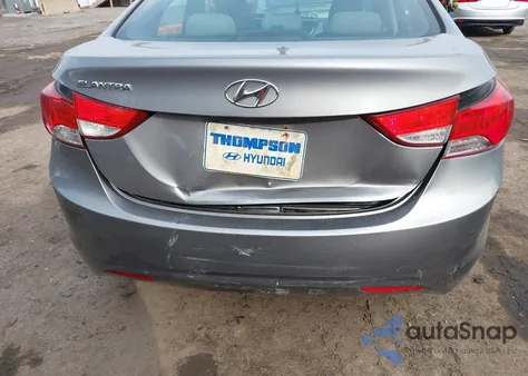 2012 Hyundai Elantra Gls (Ulsan Plant) from USA, damaged, VIN KMHDH4AE0CU446136